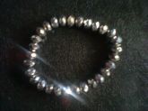 Pulseira cristal metalizada